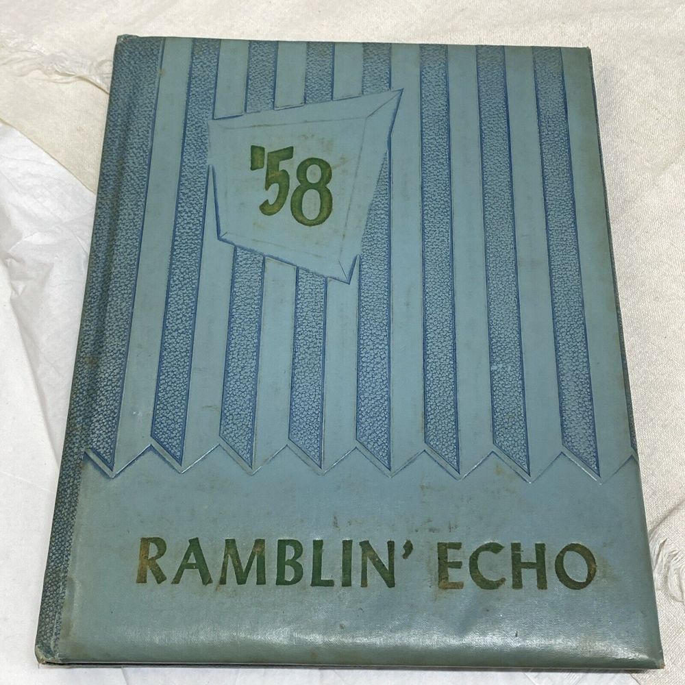 Johnsonburg Area Joint High School Yearbook 1958 PA Pennsylvania Ramblin' Echo‎
